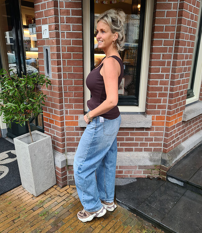 Cup of Joe COJ Olivia Tank Top Donkerbruin