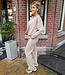 2- Delige Comfyset Pofmodel Taupe