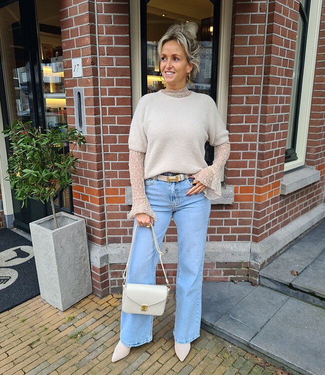 Alpaca Super Soft KM Truitje Beige