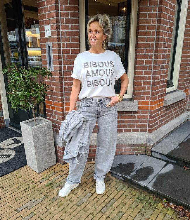 Ambika Tee Bisous Grijs