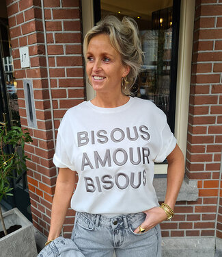 Ambika Tee Bisous Grijs