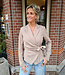 Overslag Blouse Taupe