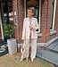 Luxe Blazer met Subtiele Shimmer Beige