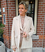 Luxe Blazer met Subtiele Shimmer Beige