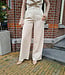 Luxe Pantalon met Subtiele Shimmer Beige