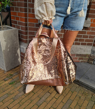 Big Shopper 2delig XXL Sequin Gold/Silver/Rosé