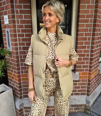 Azzurro Puffer Bodywarmer Pistache