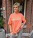 Azzurro T-shirt Club Voyage Oranje