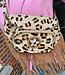 Lederen Heuptas Leopard met Franje