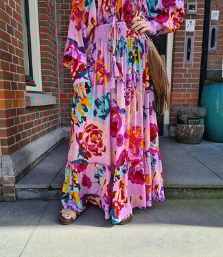 Bianca Flower Rok Lila