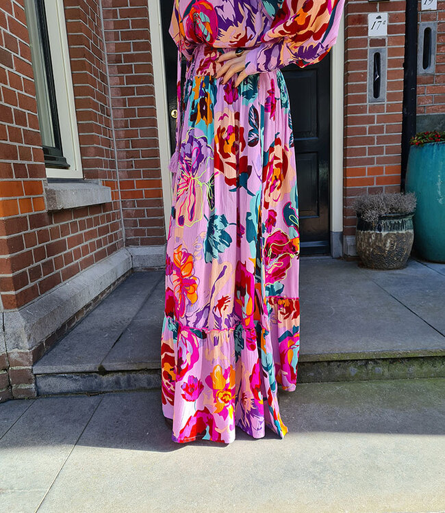 Bianca Flower Rok Lila