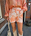Silky Short Crème/Oranje