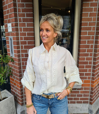 Broderie Blouse Crème