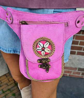 Lederen Heuptas Roze