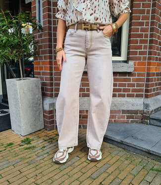 Jewelly Ballon Jeans Beige