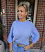 Super Soft Top 3/4 Mouw Blauw
