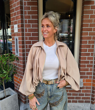 Ballon Blouse Jasje Camel