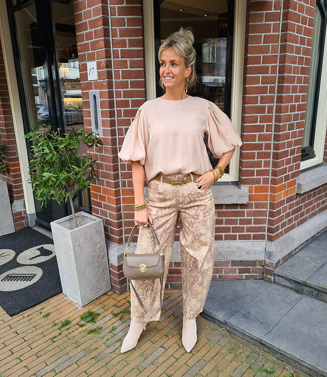Pofmouw Blouse/Top Nude