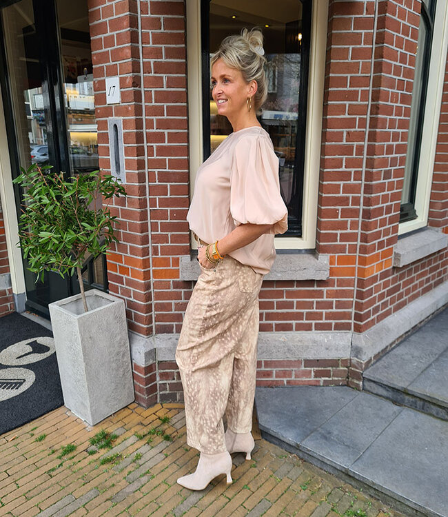Pofmouw Blouse/Top Nude