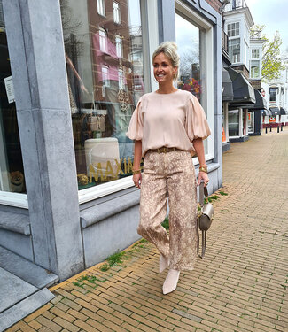 Pofmouw Blouse/Top Nude