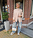 Blazer Krijtstreepje Beige