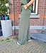 Azzurro Wijde Pantalon Armygroen