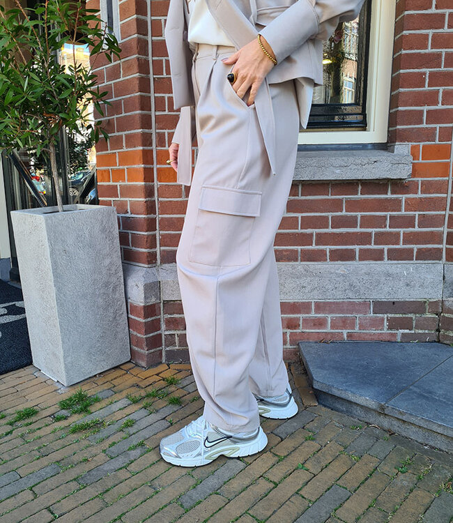 Ambika Cargo Broek Taupe