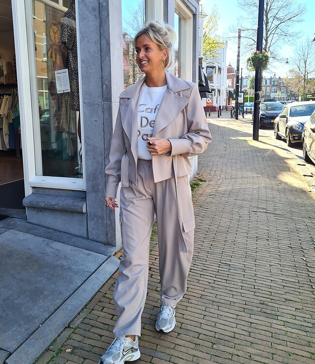 Ambika Cargo Broek Taupe