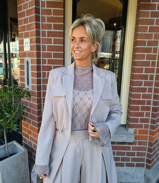 Ambika Short Blazer Taupe