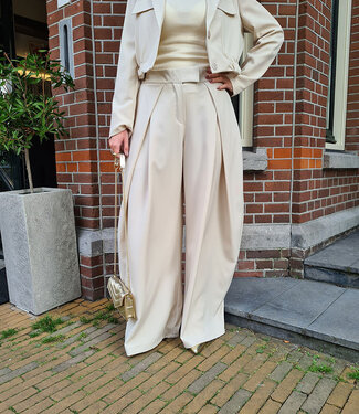 Ambika Wijde Pantalon Beige