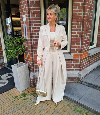 Ambika Short Blazer Beige