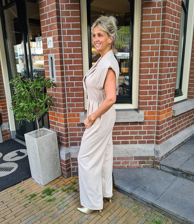Luxe Jumpsuit Beige