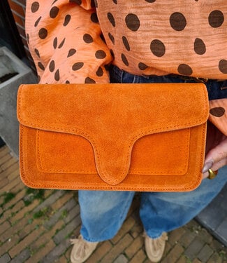 Margot Suede Bag Orange