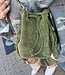 Suede Franje Bag Armygroen