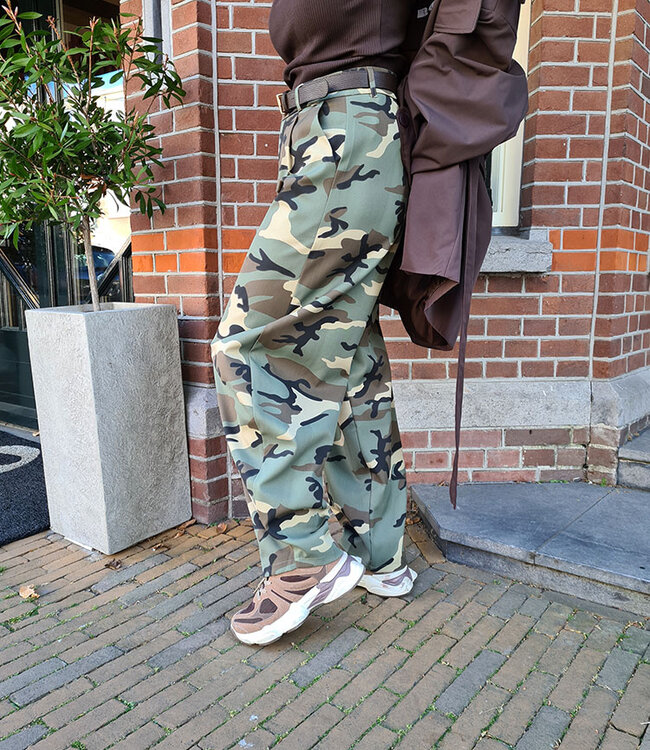 Ambika Ballon Broek Armyprint