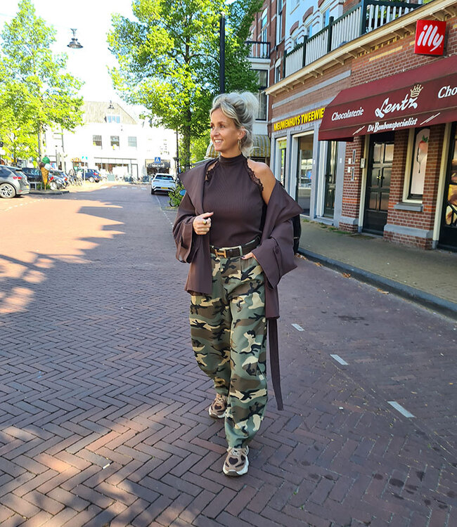 Ambika Ballon Broek Armyprint