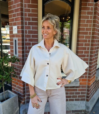 Ambika Denim Spijkerblouse Crème