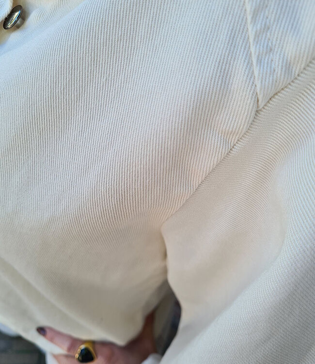 Ambika Denim Spijkerblouse Crème