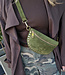 Crossbody Suede met Studs Green