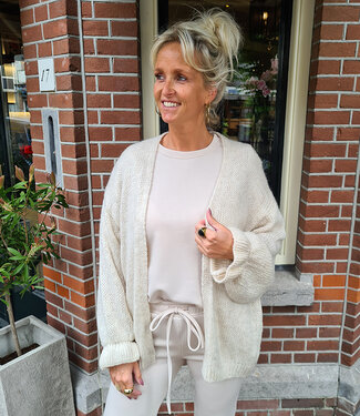 Gebreid Vestje Beige