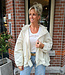 Oversized Jas Met Kant Crème
