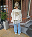 Oversized Jas Met Kant Crème