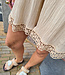 Ambika Short Met Kant Beige