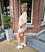 Badstof Set Met Pofmouw Beige