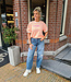 Fluor Streep Top LA Oranje