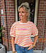 Fluor Streep Top LA Oranje