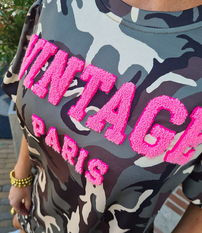 Sweaterdress Army Vintage