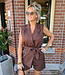 Biba Gilet Donkerbruin