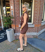 Biba Gilet Donkerbruin