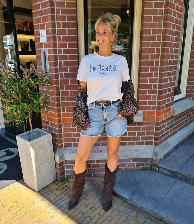 T-shirt Le Marais Wit